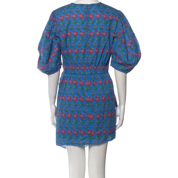 RHODE Mina Floral Mini Dress Like New - Picture 6 of 7